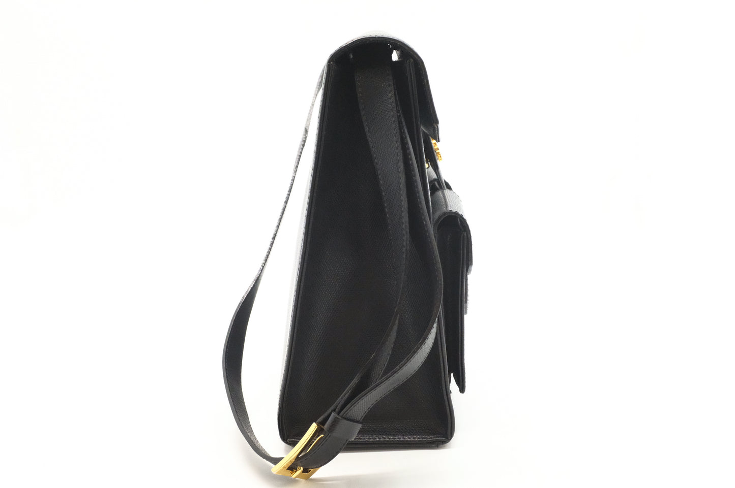 YSL Saint Laurent Shoulder Bag in Black Leather