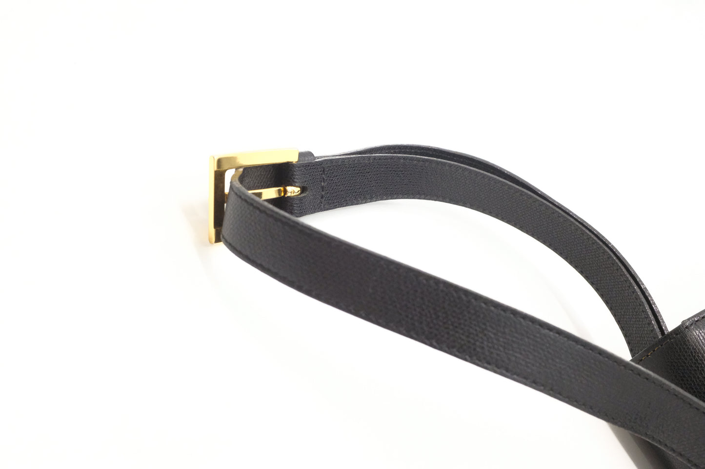 YSL Saint Laurent Shoulder Bag in Black Leather