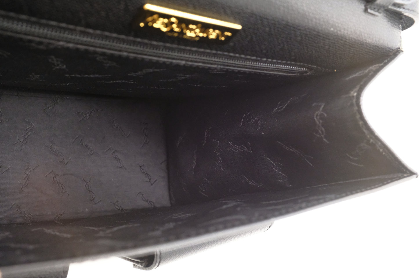 YSL Saint Laurent Shoulder Bag in Black Leather