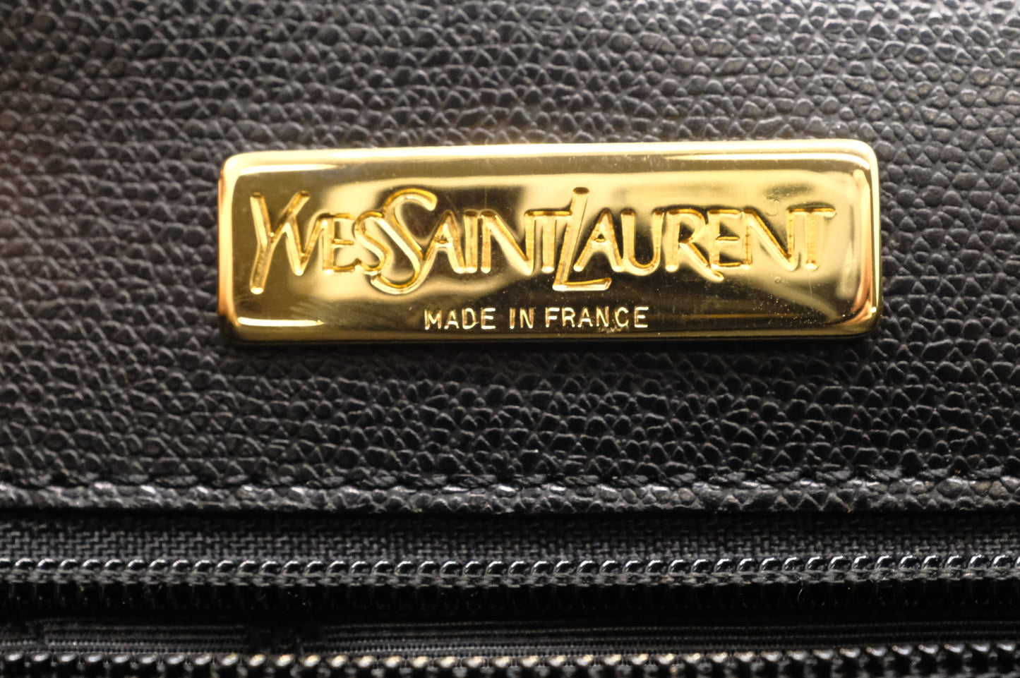YSL Saint Laurent Shoulder Bag in Black Leather
