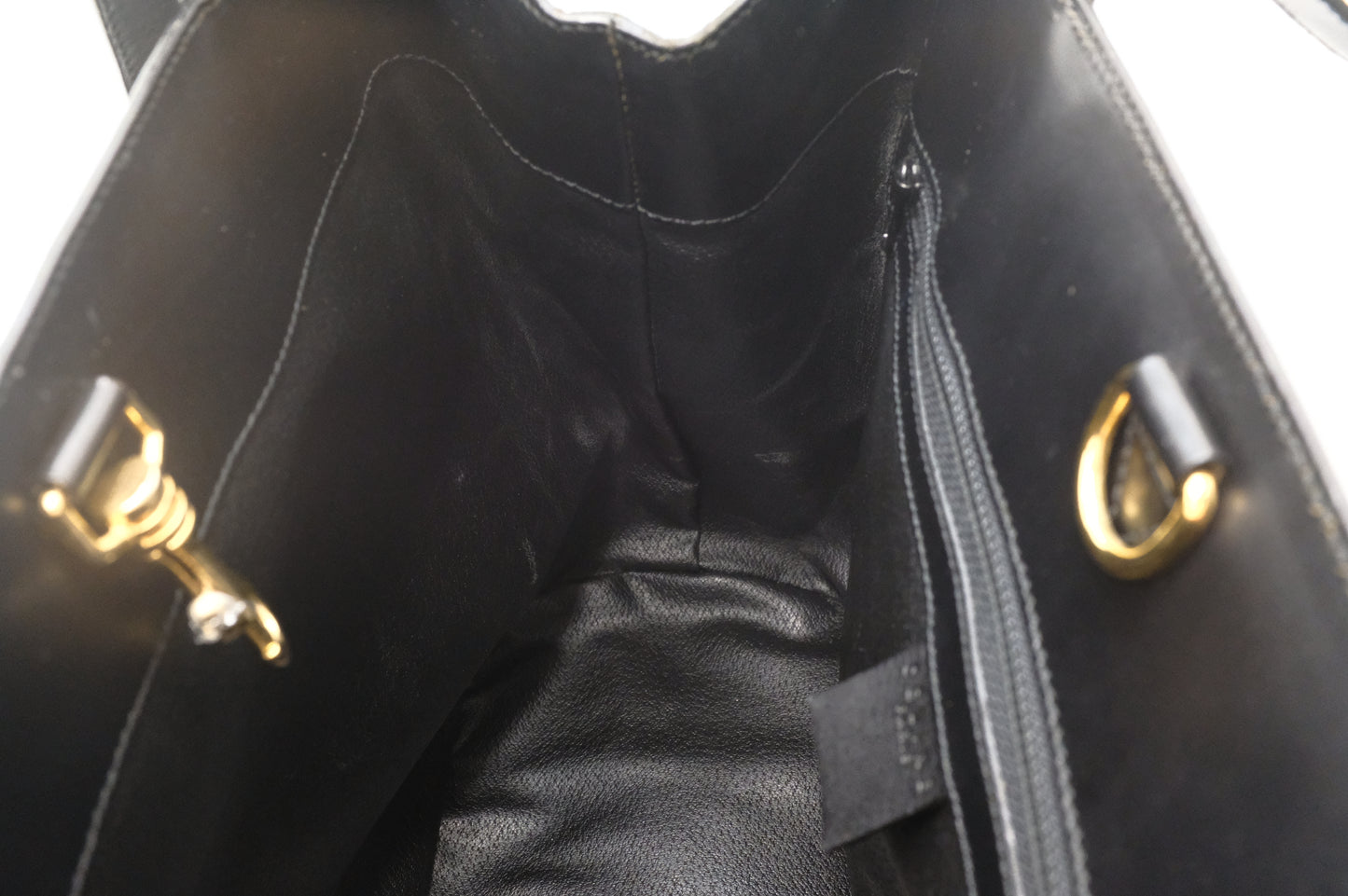 Celine Shoulder Bag in Black Macadam Canvas