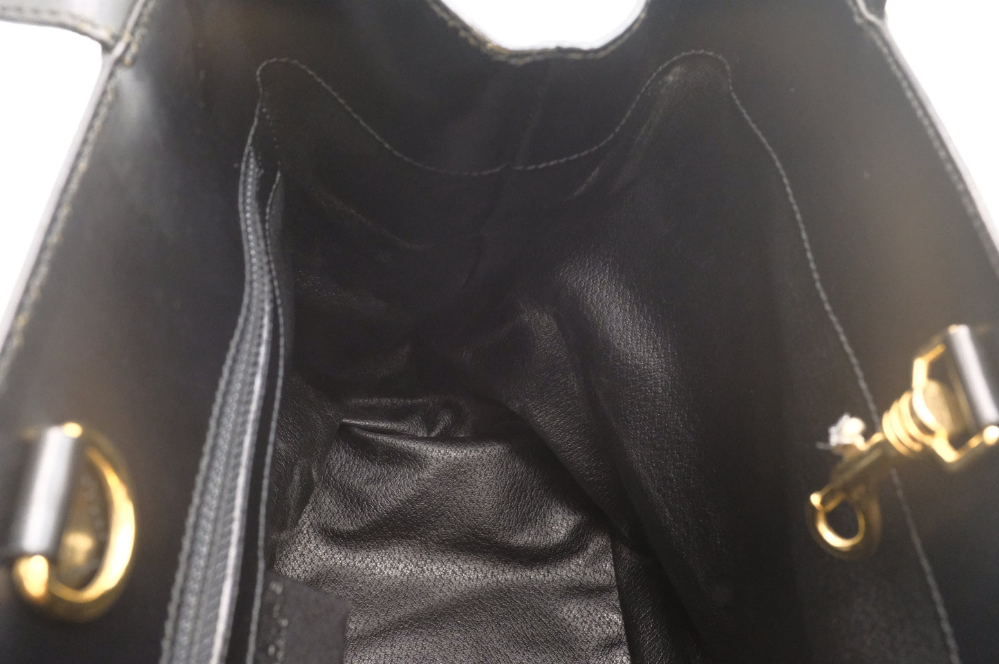 Celine Shoulder Bag in Black Macadam Canvas