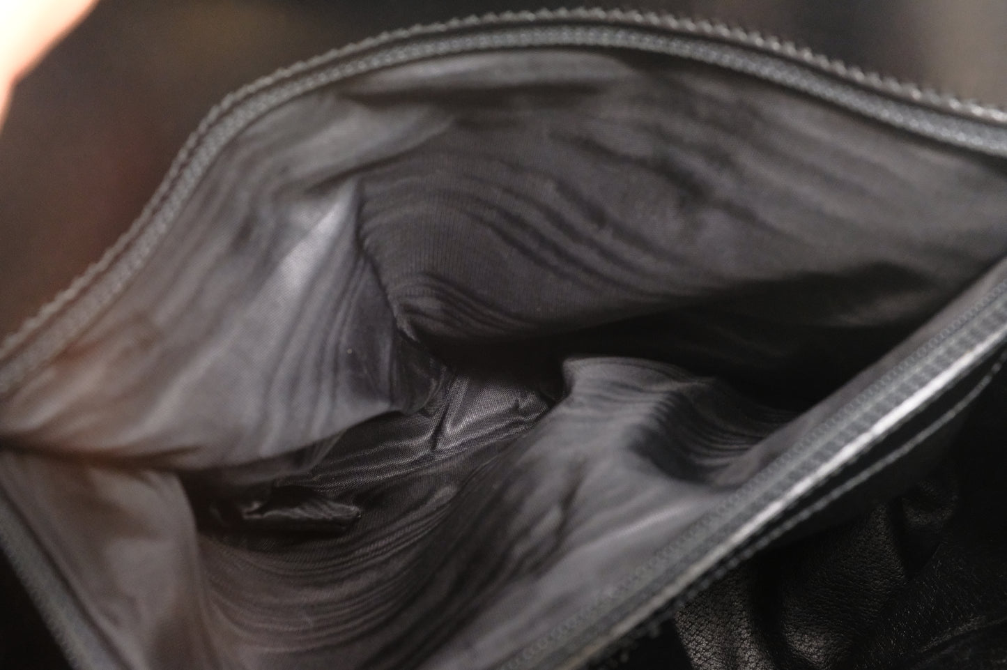 Celine Shoulder Bag in Black Macadam Canvas