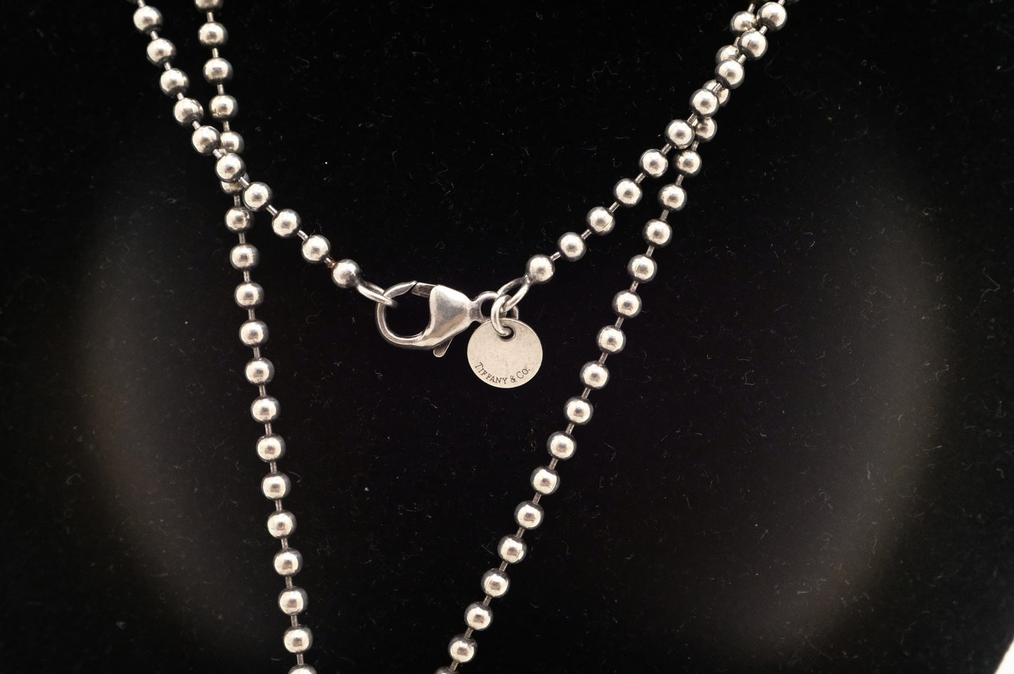 Tiffany & Co. Oval Tag Necklace in Sterling Silver