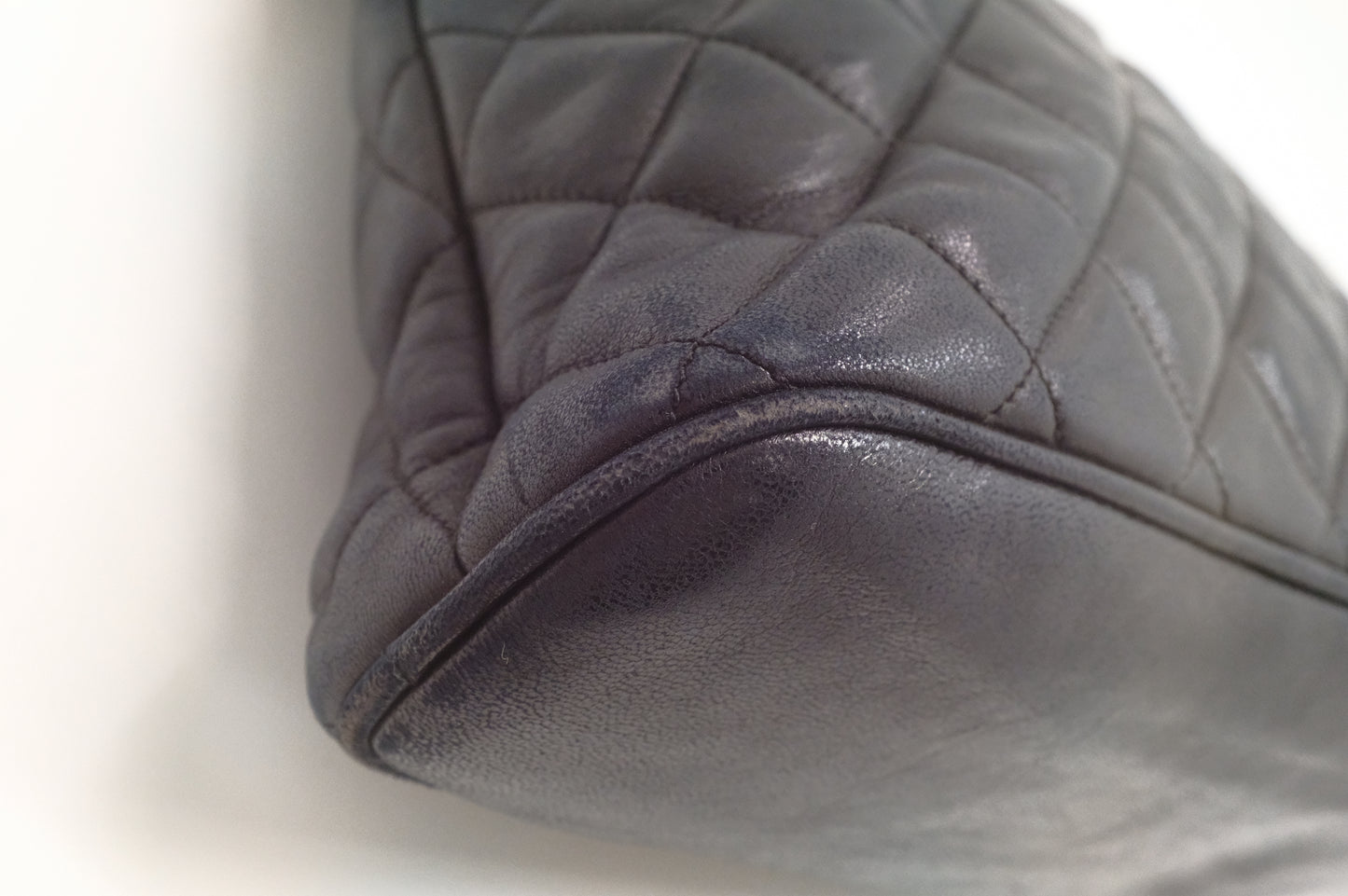 Chanel Shoulder Bag in Black Mattelassé Leather