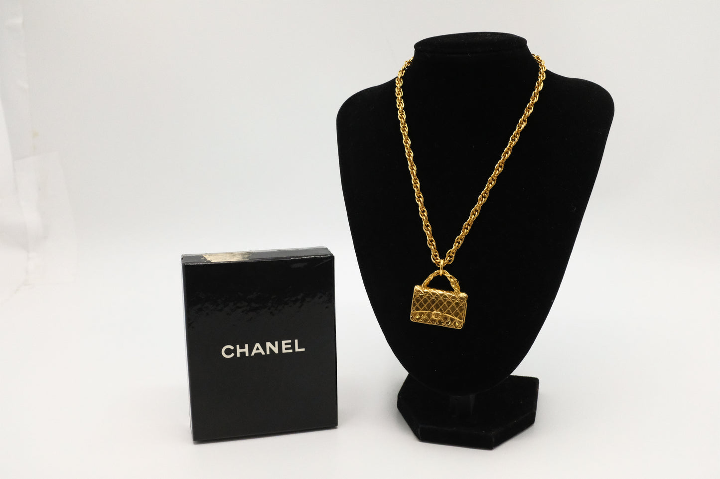 Chanel Bag Pendant Necklace