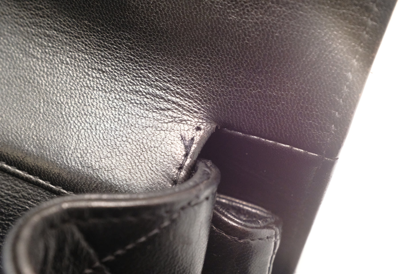 Chanel Double-Face Flap 30 in Black Matelassé Leather