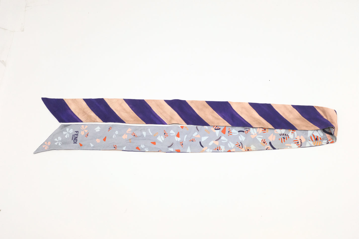 Fendi Bandeau in Multicolor Silk