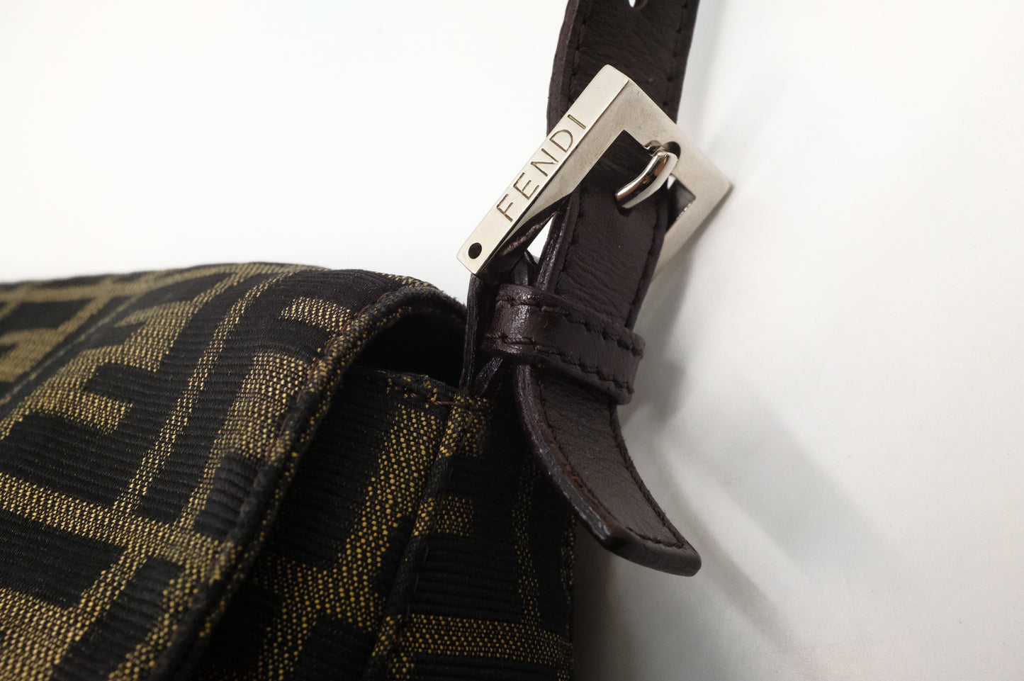 Fendi Mama Baguette in Zucca Canvas