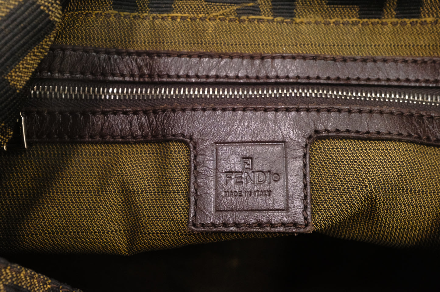 Fendi Mama Baguette in Zucca Canvas