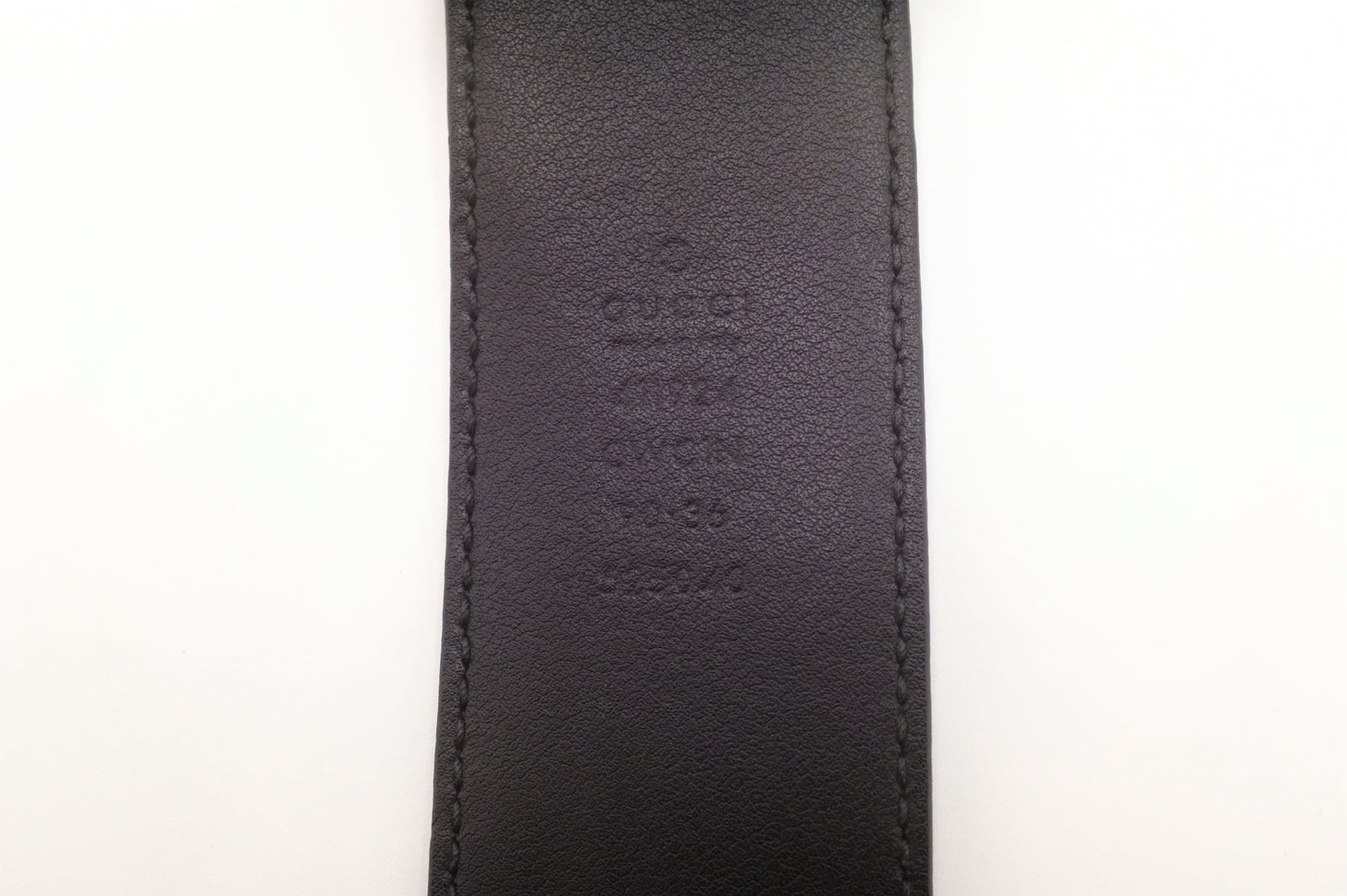 Gucci Belt in Black Guccissima Leather