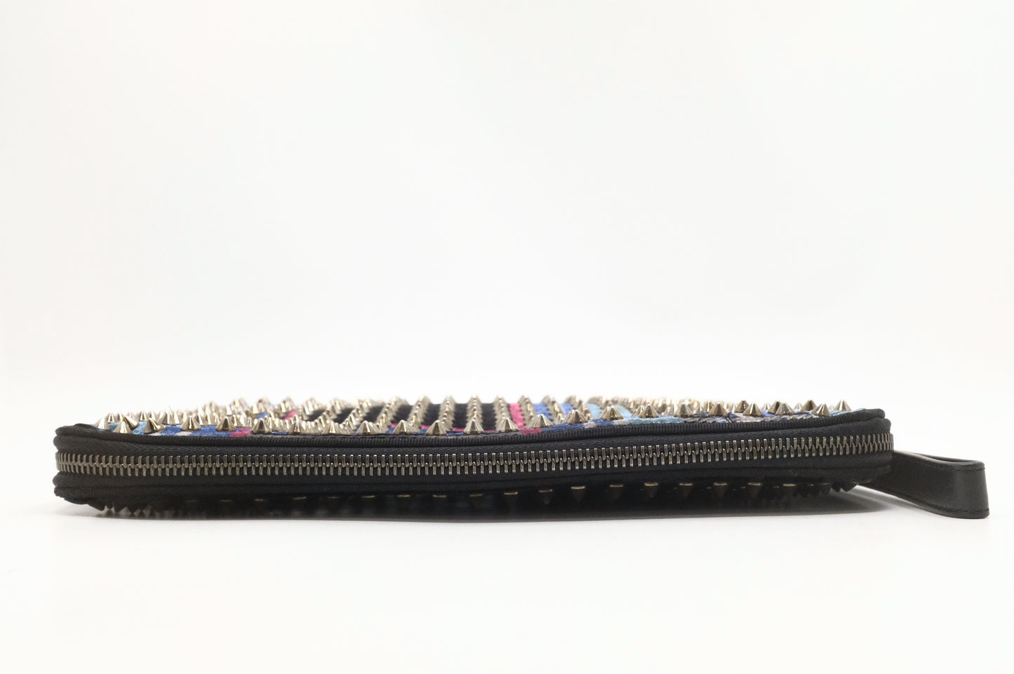 Louboutin Loubiposh Clutch in Studded Plaid Velvet