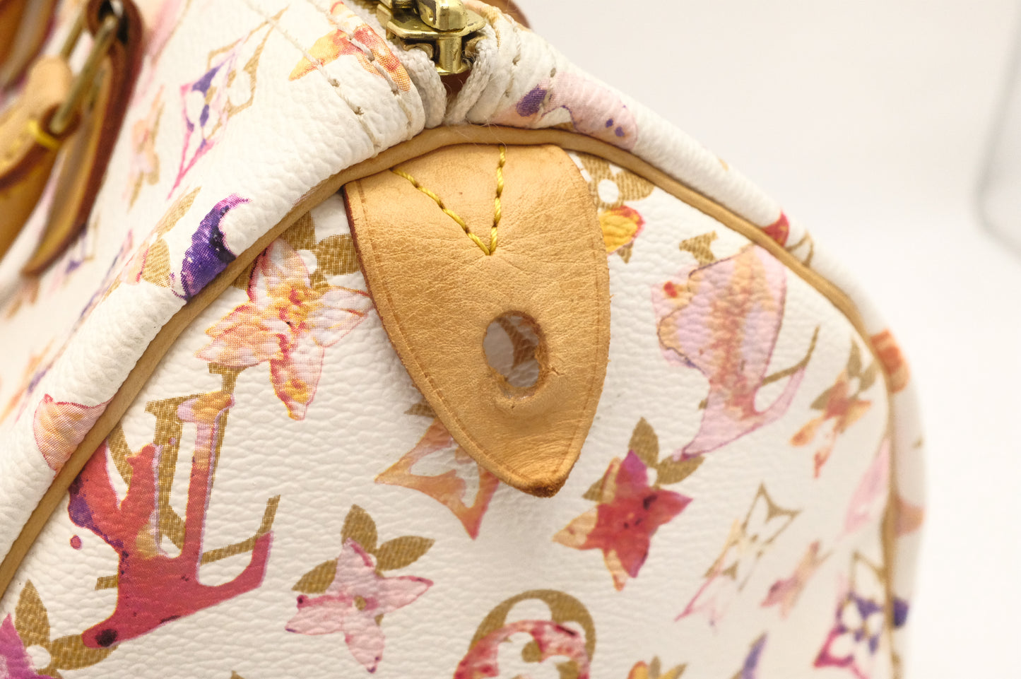 Louis Vuitton Speedy 30 in White Watercolor Monogram Canvas