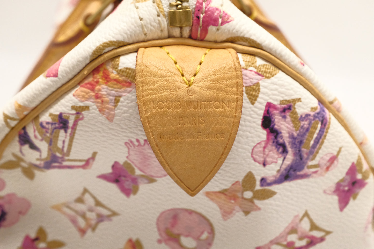 Louis Vuitton Speedy 30 in White Watercolor Monogram Canvas