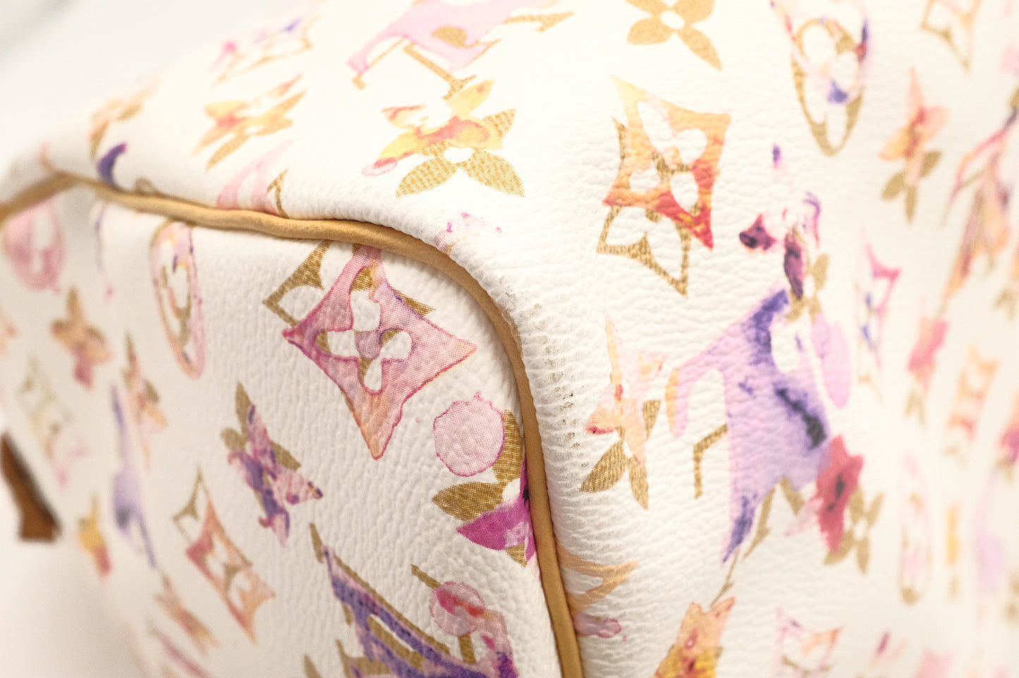 Louis Vuitton Speedy 30 in White Watercolor Monogram Canvas