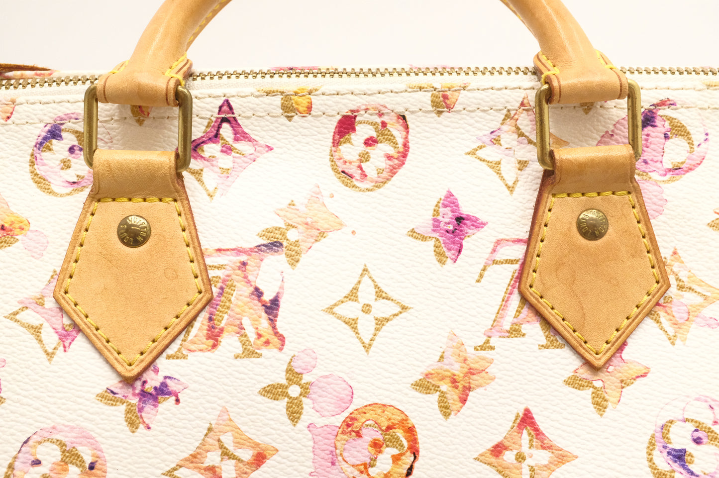 Louis Vuitton Speedy 30 in White Watercolor Monogram Canvas