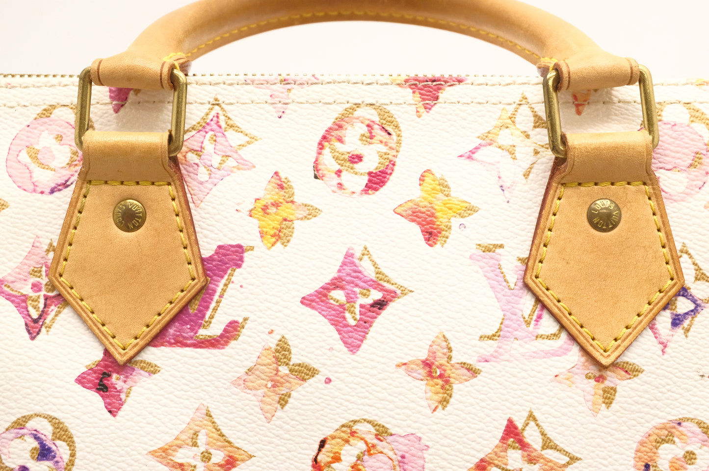 Louis Vuitton Speedy 30 in White Watercolor Monogram Canvas