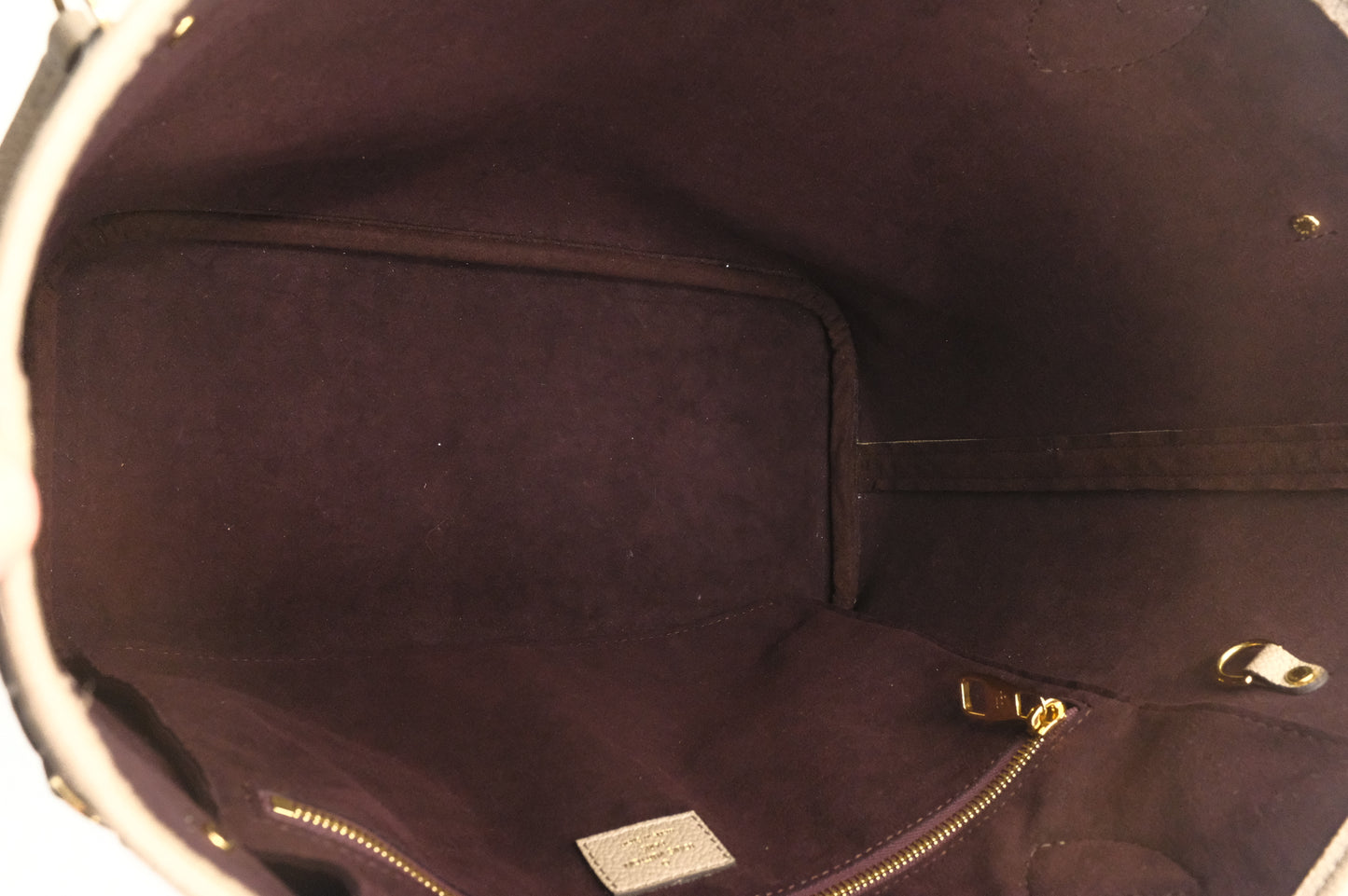 Louis Vuitton Neverfull MM in Turtledove Empreinte Leather