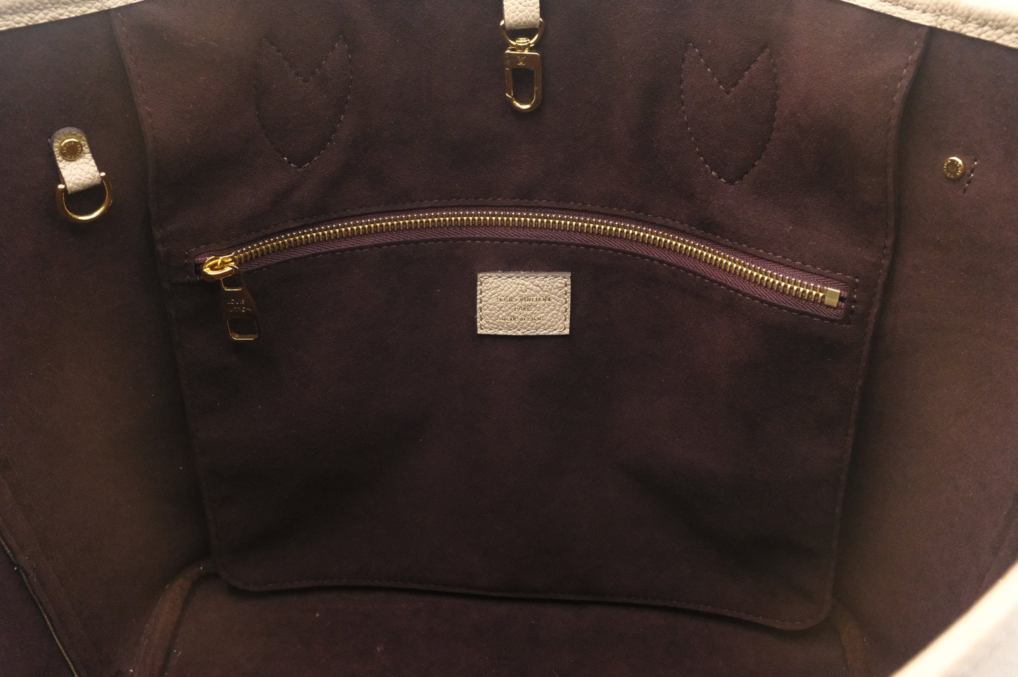 Louis Vuitton Neverfull MM in Turtledove Empreinte Leather