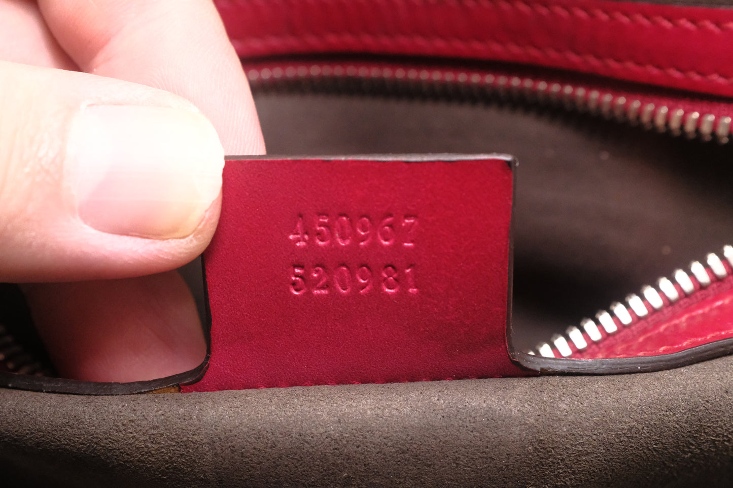 Gucci Backpack in Red Guccissima Leather