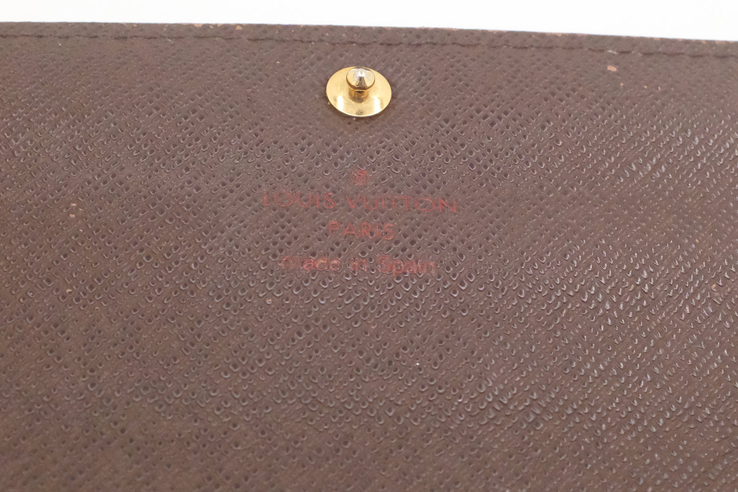 Louis Vuitton Sarah Wallet in Damier Ebene Canvas