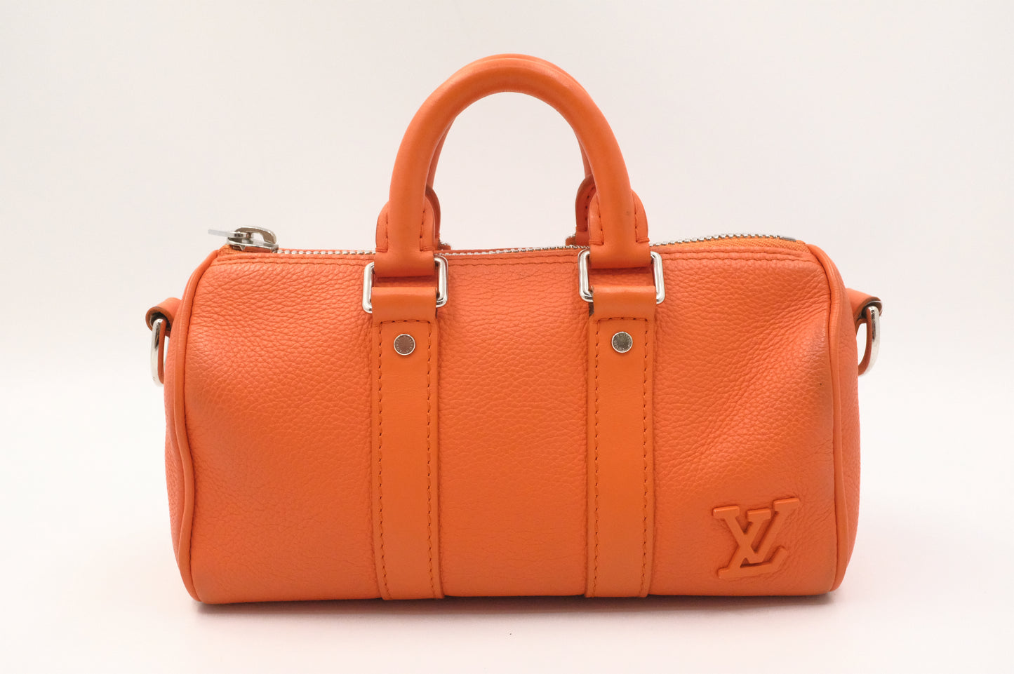 Louis Vuitton Keepall XS in Orange Aerogram Leather