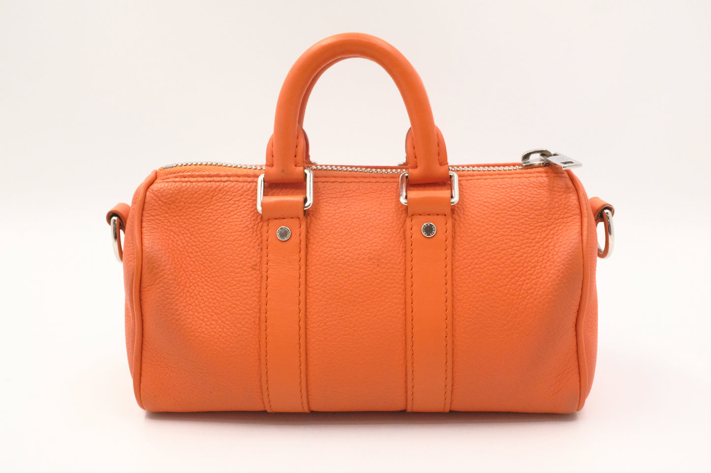Louis Vuitton Keepall XS in Orange Aerogram Leather