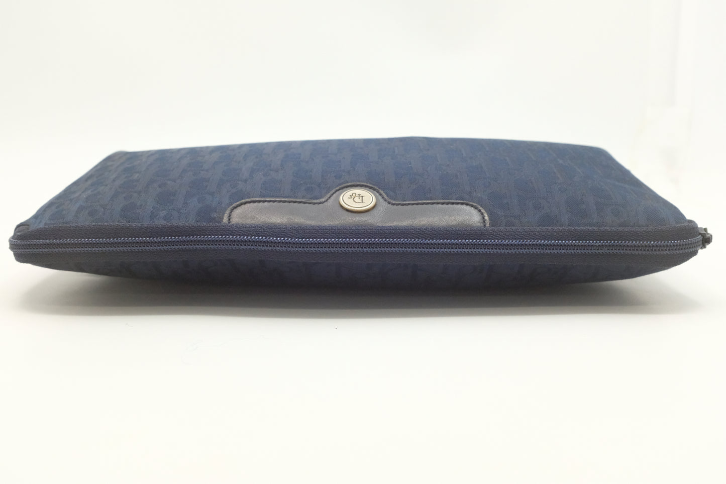 Dior Clutch in Navy Blue Canvas