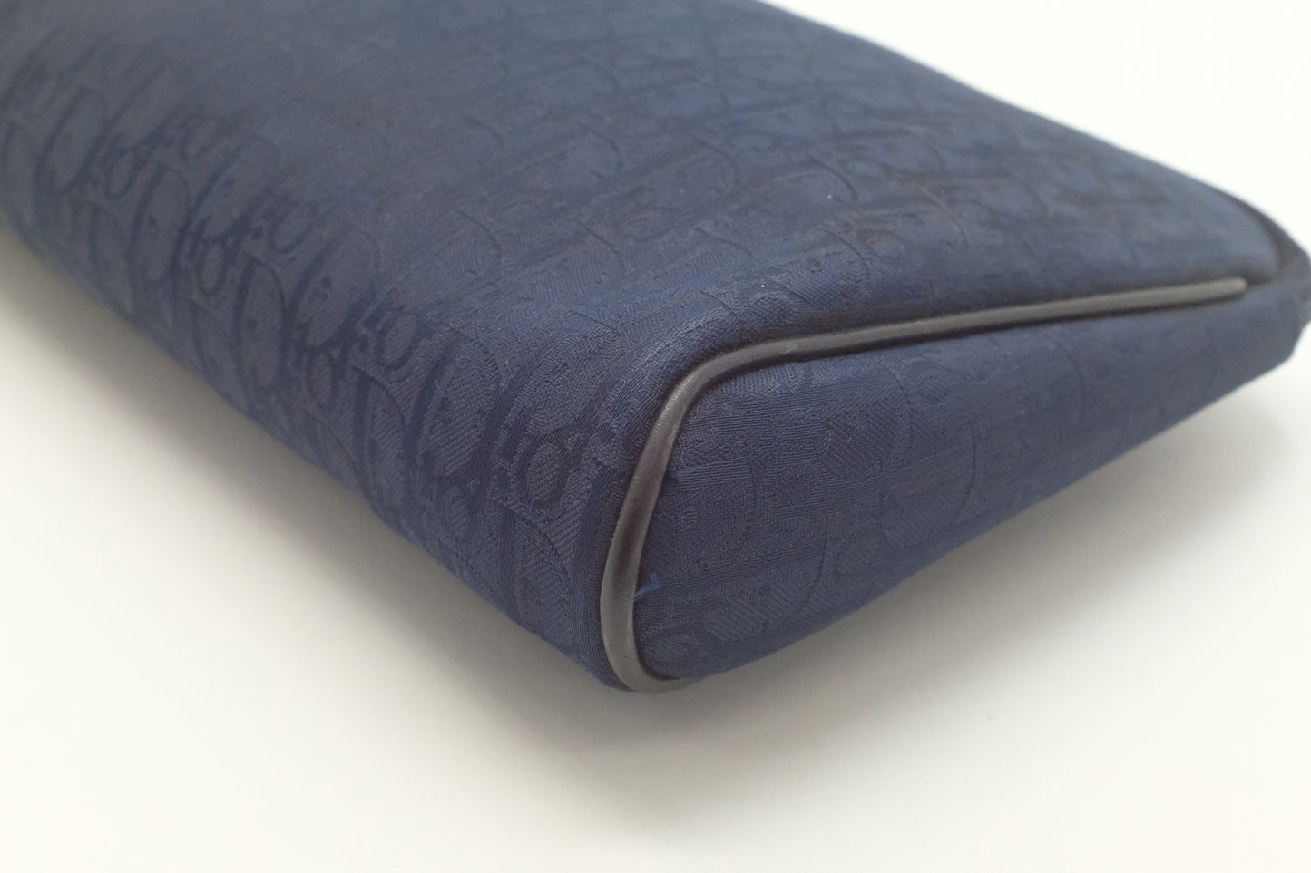 Dior Clutch in Navy Blue Canvas