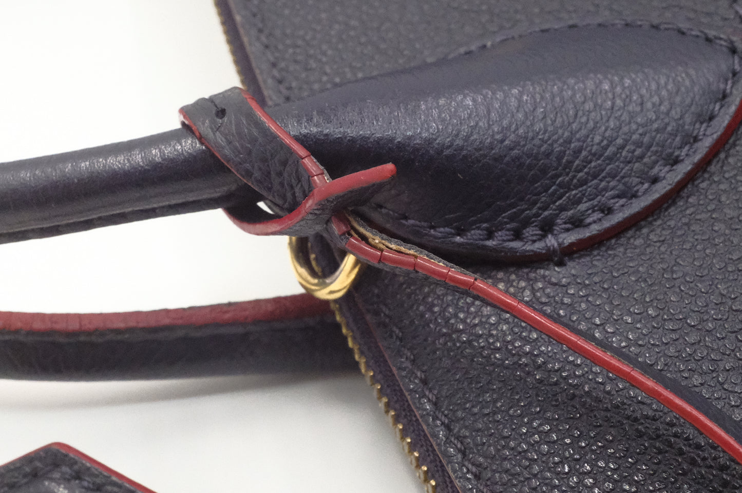 Louis Vuitton Pont Neuf in Navy Blue Empreinte Leather
