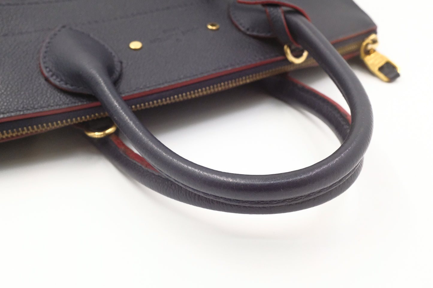 Louis Vuitton Pont Neuf in Navy Blue Empreinte Leather