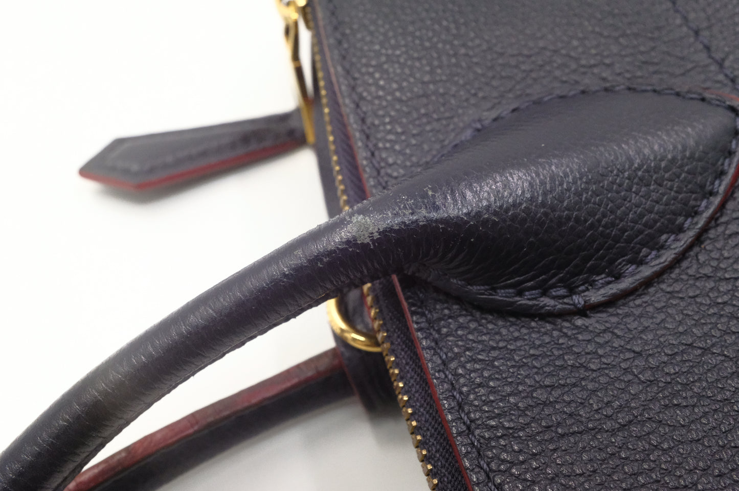 Louis Vuitton Pont Neuf in Navy Blue Empreinte Leather