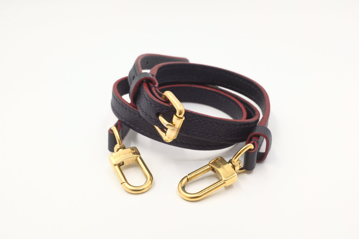 Louis Vuitton Pont Neuf in Navy Blue Empreinte Leather
