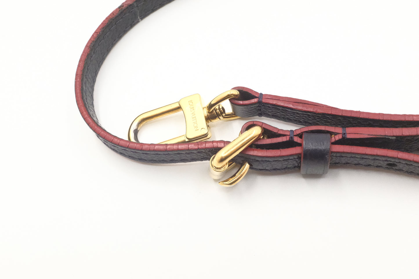 Louis Vuitton Pont Neuf in Navy Blue Empreinte Leather
