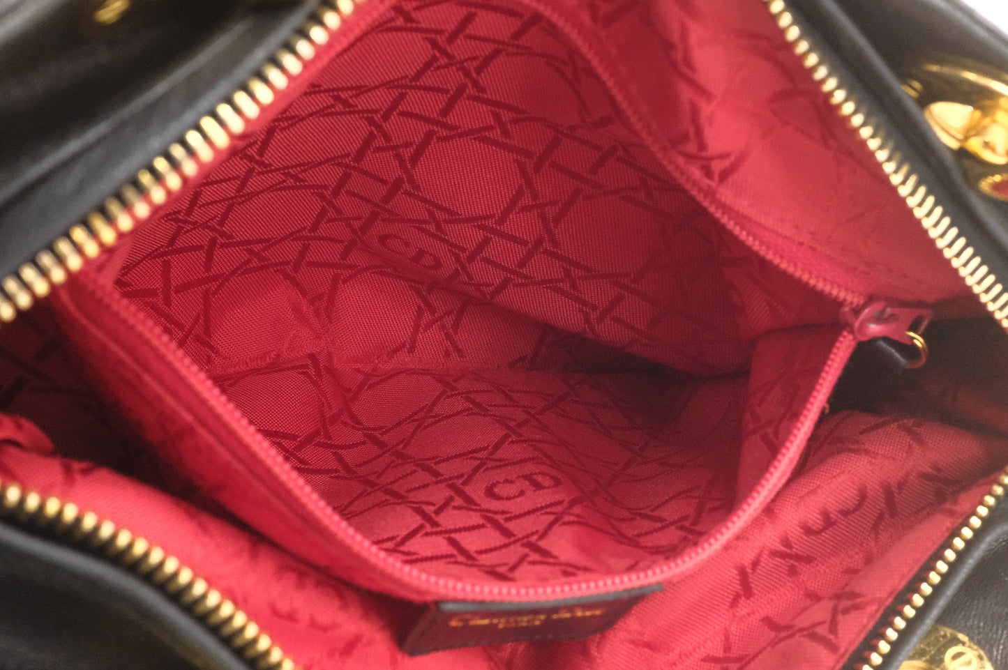 Dior Medium Lady Dior in Black Cannage Leather