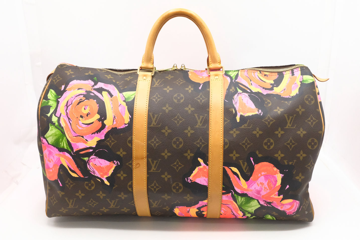 Louis Vuitton x Stephen Sprouse Keepall 50 in Roses Monogram Canvas