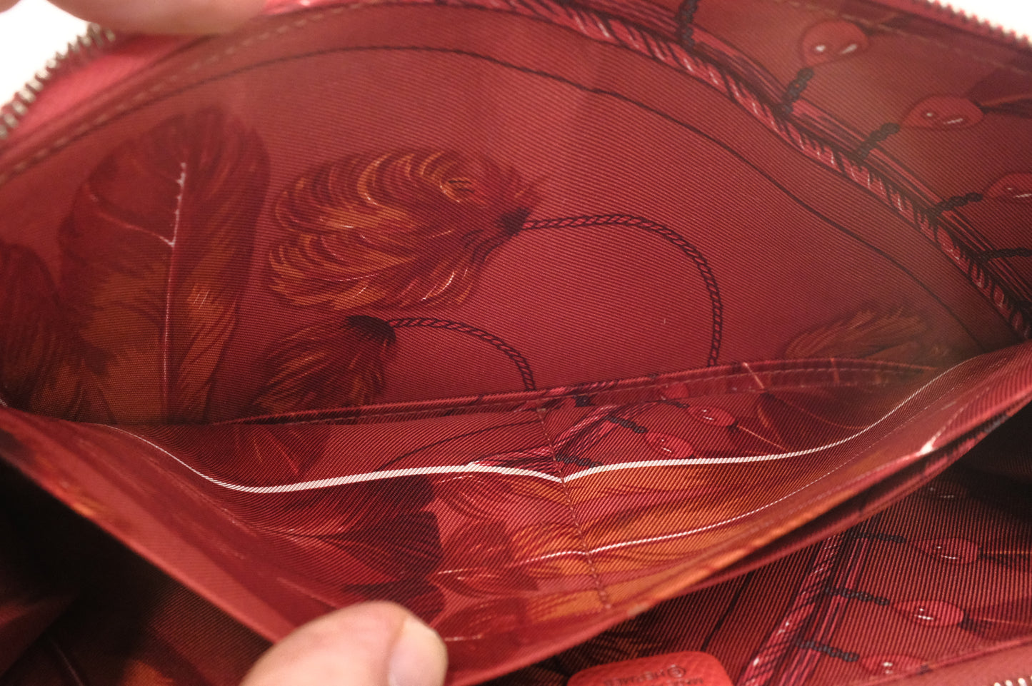 Hermes Silk'in Zippy Wallet in Rose Jaipur Epsom Leather