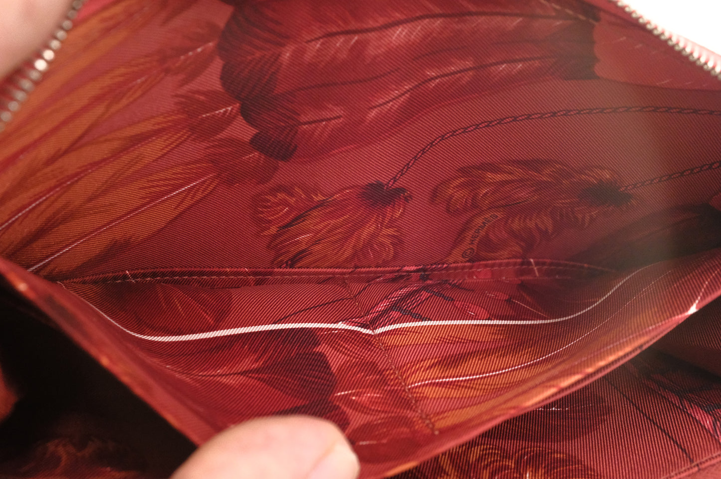 Hermes Silk'in Zippy Wallet in Rose Jaipur Epsom Leather