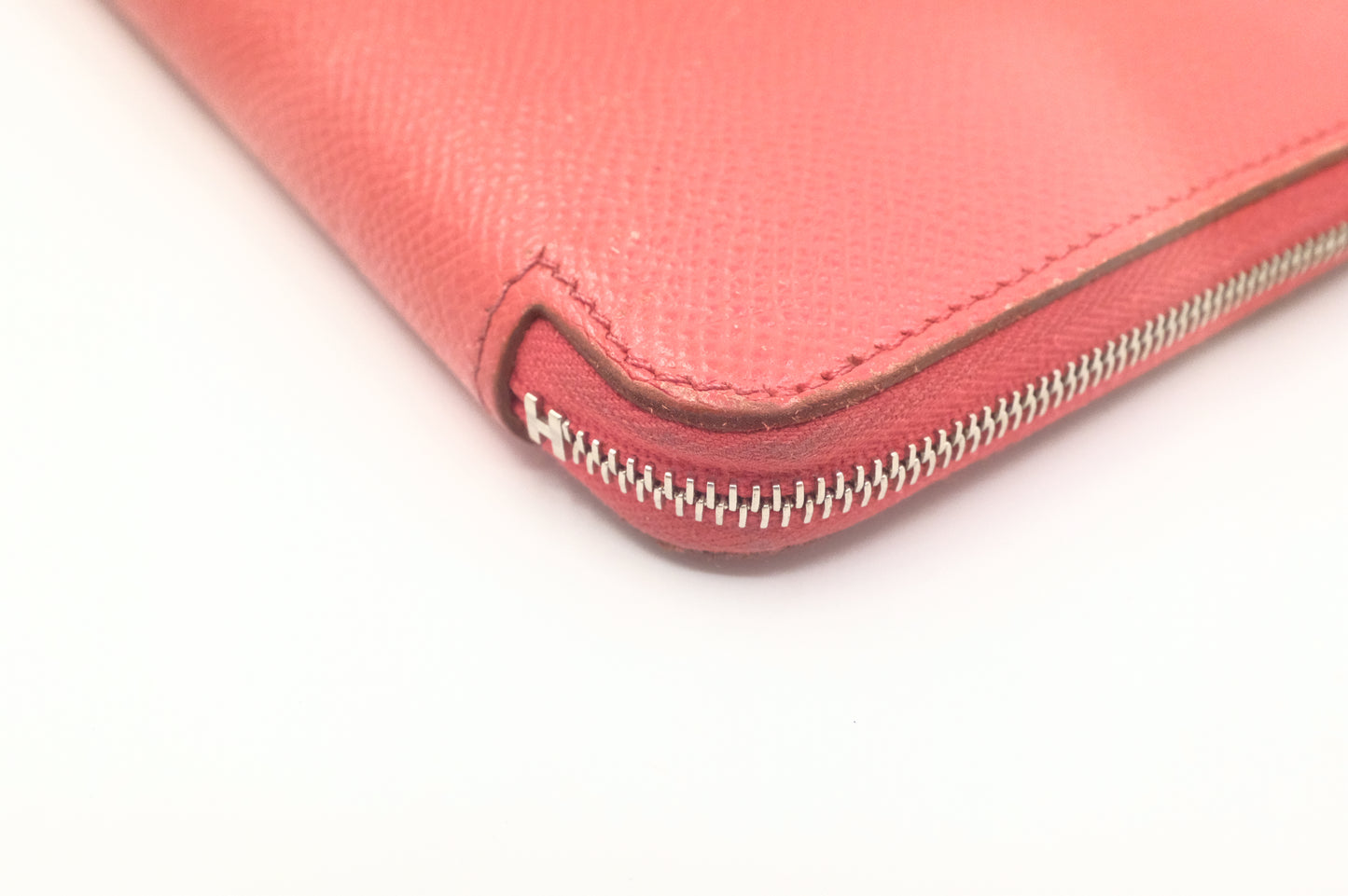 Hermes Silk'in Zippy Wallet in Rose Jaipur Epsom Leather