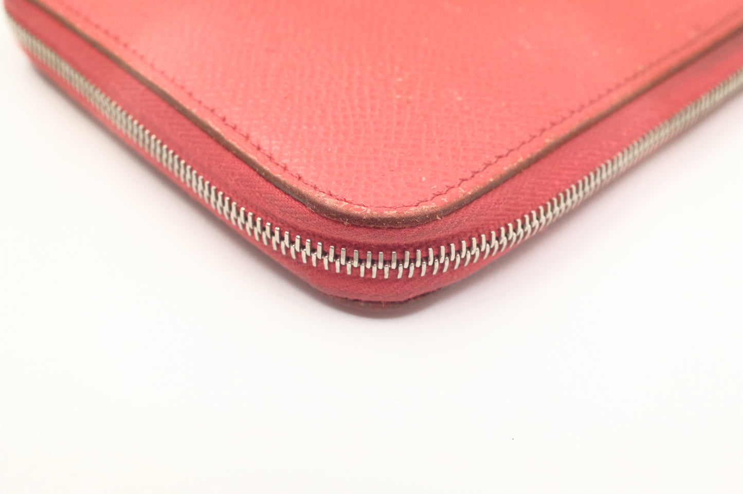 Hermes Silk'in Zippy Wallet in Rose Jaipur Epsom Leather
