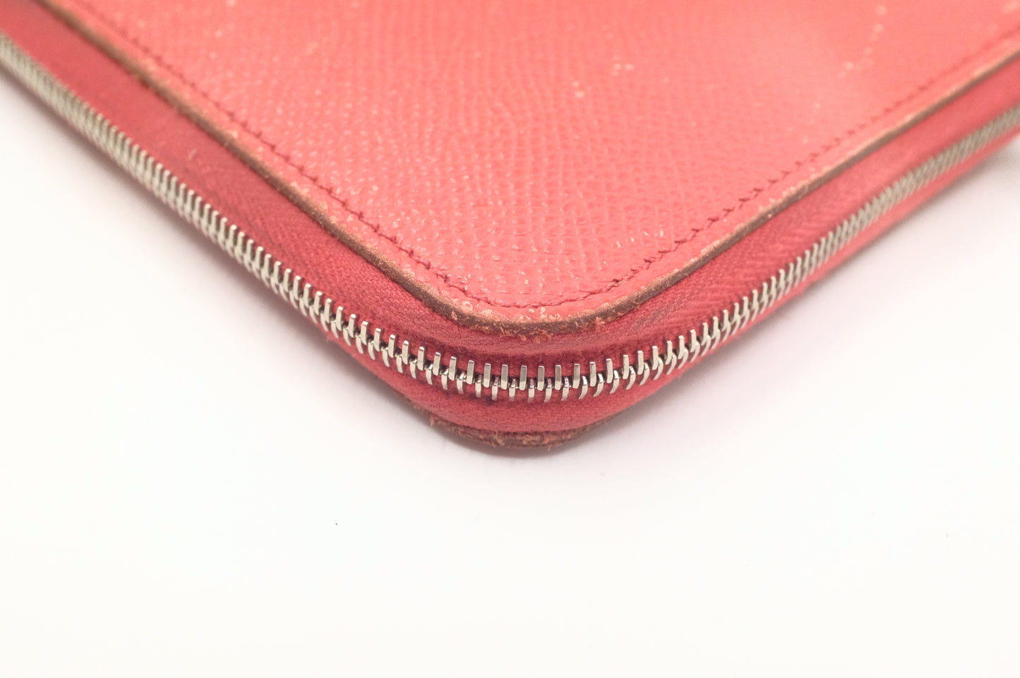 Hermes Silk'in Zippy Wallet in Rose Jaipur Epsom Leather