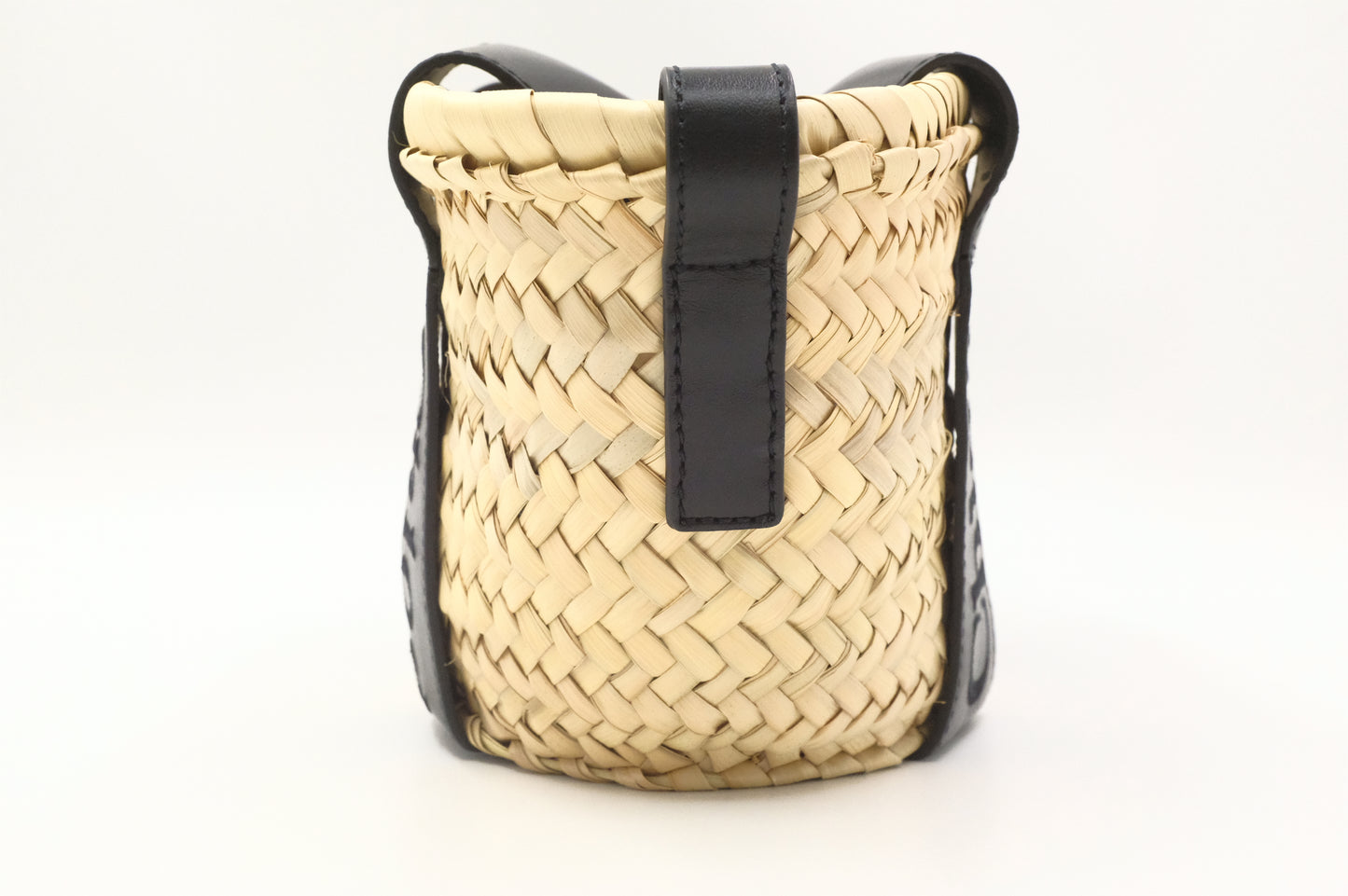 Chloe Small Sense Basket with Black Leather