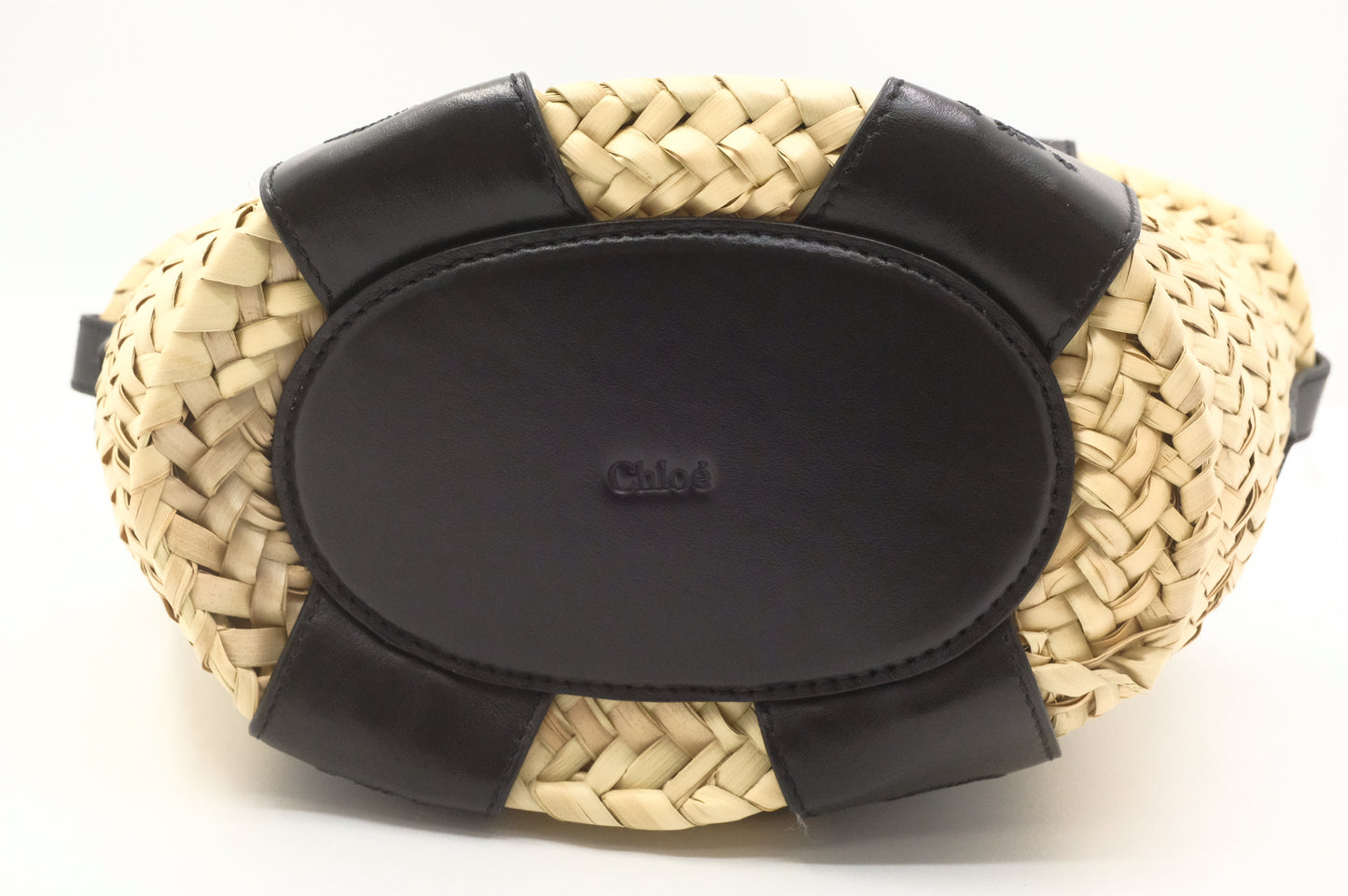Chloe Small Sense Basket with Black Leather