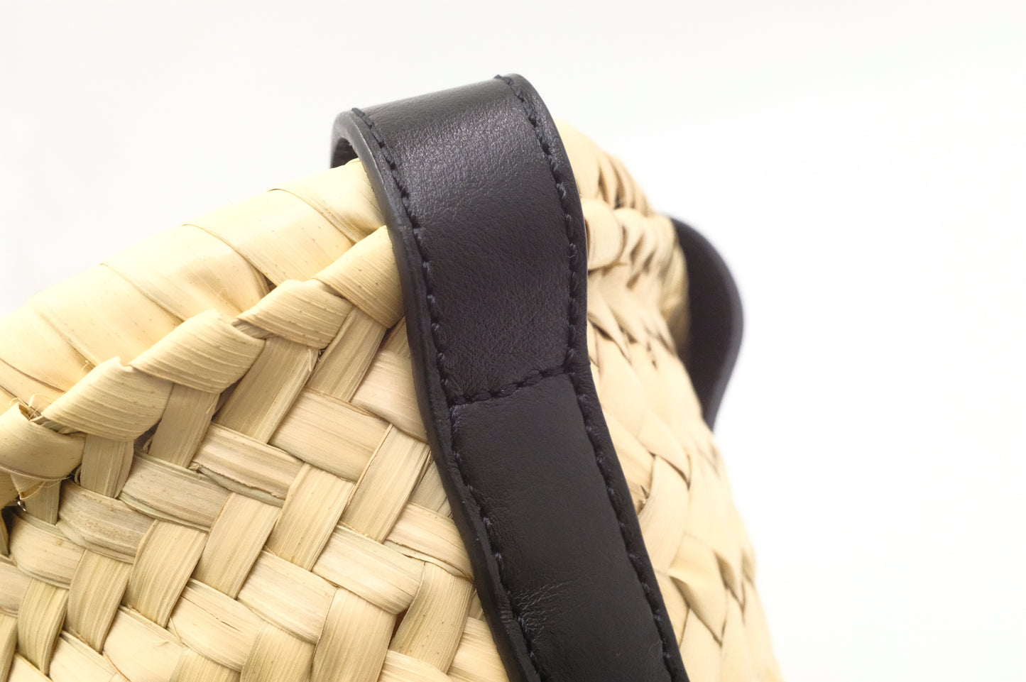 Chloe Small Sense Basket with Black Leather
