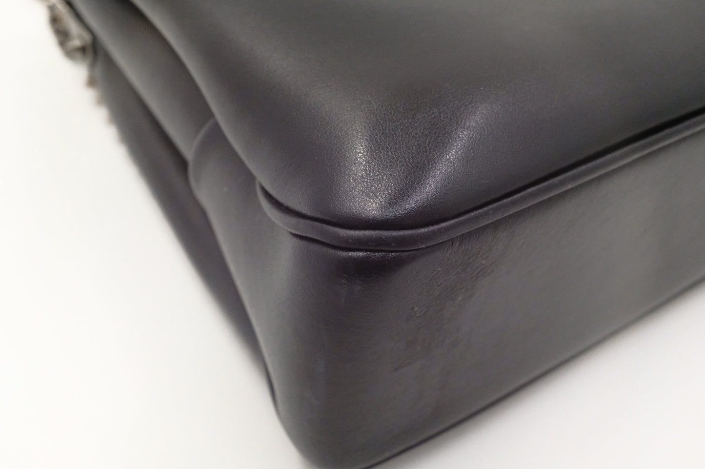 Louboutin Trilby Shoulder Bag in Black Studded Leather