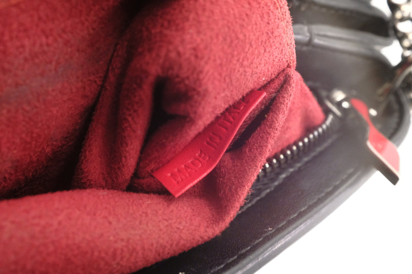 Louboutin Trilby Shoulder Bag in Black Studded Leather
