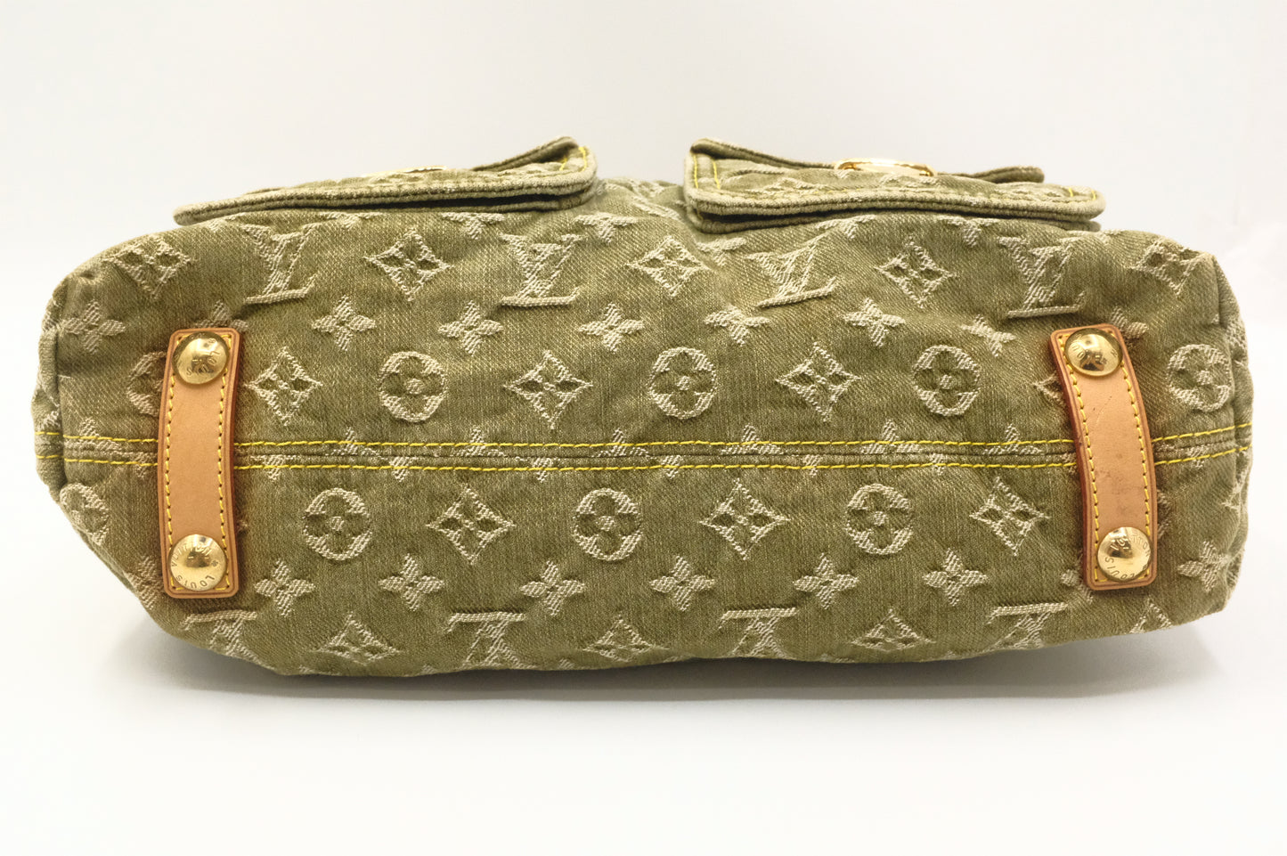 Louis Vuitton Baggy GM in Khaki Monogram Denim
