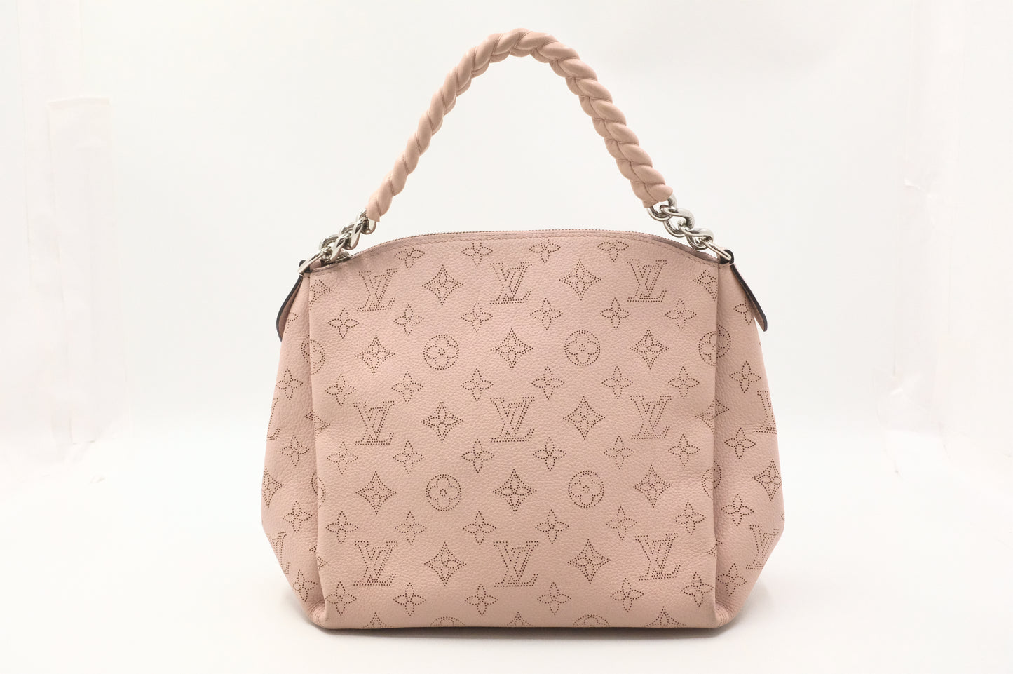 Louis Vuitton Babylone BB Chain Shoulder Bag in Pink Mahina Leather