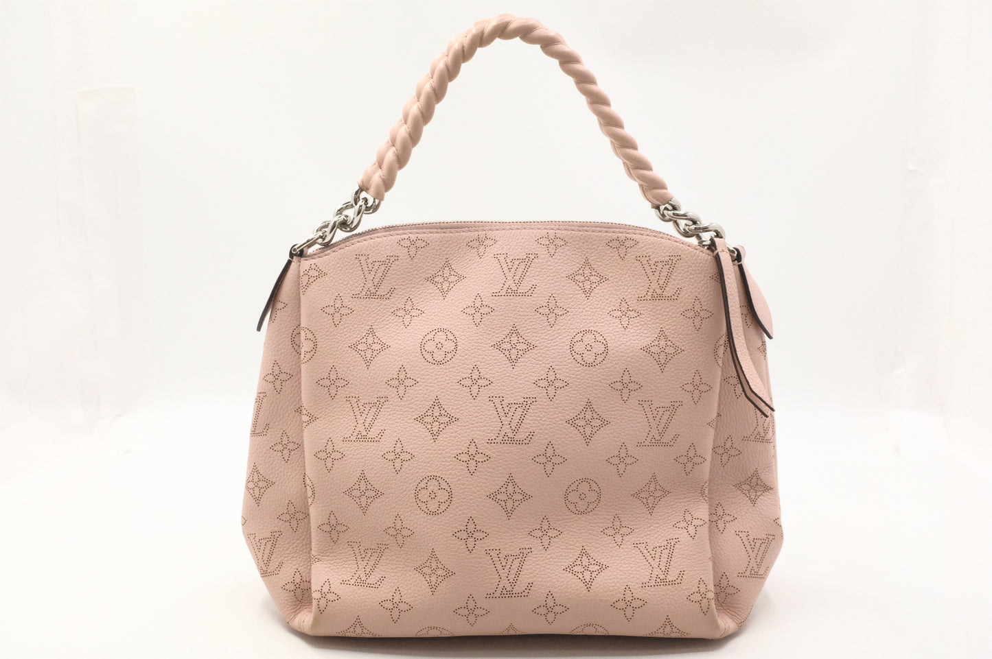 Louis Vuitton Babylone BB Chain Shoulder Bag in Pink Mahina Leather