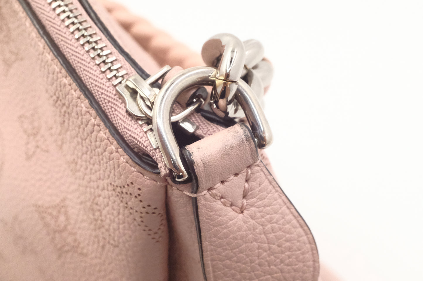 Louis Vuitton Babylone BB Chain Shoulder Bag in Pink Mahina Leather